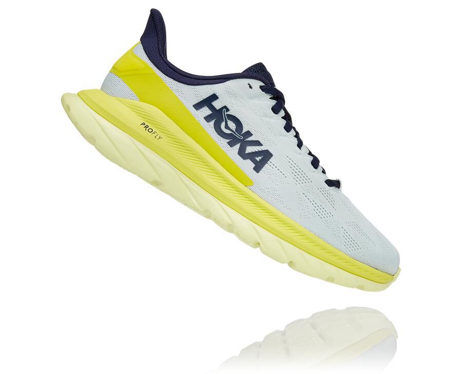 Zapatillas Running Hoka One One Mujer - Mach 4 - Blancas - UHB273841